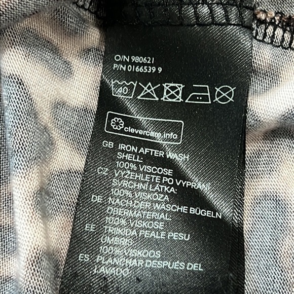 H&M Viscose Leopard Cheetah Sleeveless Tank Maxi Dress Small - Picture 7 of 7